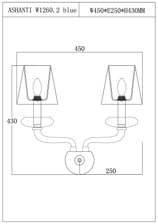Lucia Tucci ASHANTI W1260.2 blue - фото