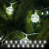 Гирлянда Eurosvet 400-003 хром/белый с эффектом мерцания