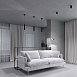 Светильник потолочный светодиодный Trio 8W 4000K черный 25110/LED Elektrostandard - фото
