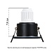 Точечный встраиваемый светильник ARTE LAMP A2859PL-1BK - фото