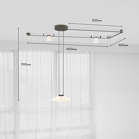 Трековый светильник Denkirs DK55SET02-02-DB - фото