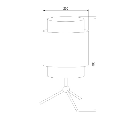 Настольный светильник TK Lighting 5567 Boho Black - фото