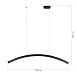 Светильник подвесной ST-Luce Черный/Черный LED 1*20W 4000K SL6232.413.01 - фото