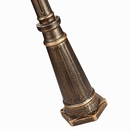 Светильник уличный наземный ST-Luce Бронза/Бронза, Прозрачный E27 3*60W SL082.205.03 - фото