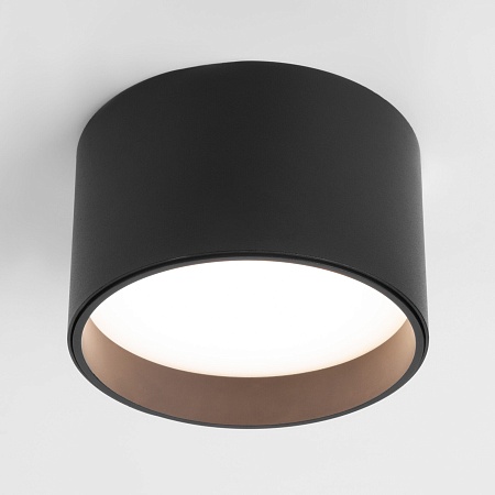 Накладной акцентный светильник черный 25123/LED Elektrostandard - фото