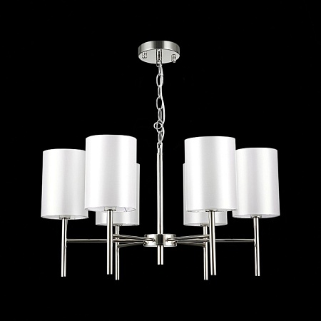 Светильник подвесной Никель/Белый E14 6*40W SLE107303-06 - фото