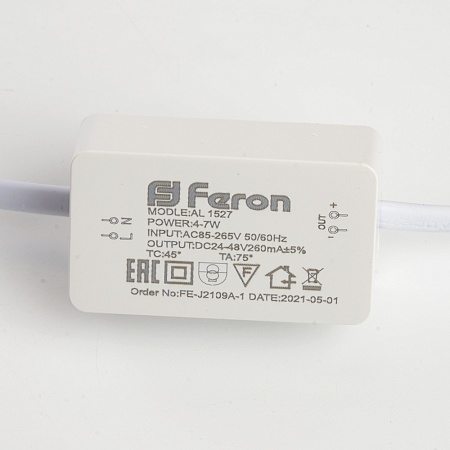 Светодиодный светильник Feron AL1527 встраиваемый 5W 4500K белый - фото