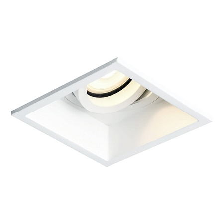 Св-к встр. Белый GU10 1*50W IP20 L91,5xW91,5xH5,2 220V Без ламп ST261.518.01 - фото