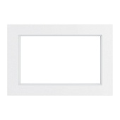 Рамка 2-местная (без перемычки), стекло, STEKKER, GFR00-7012-01, серия Катрин, белый