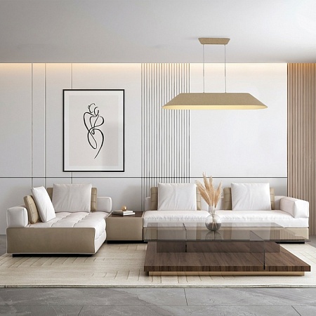 Светильник подвесной ST-Luce Оранжевый,Серый/Оранжевый,Серый LED 1*32W SL3001.823.01 - фото