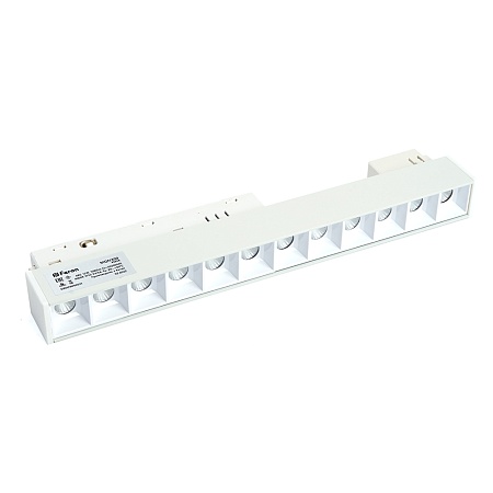 Светильник светодиодный Feron MGN300 трековый низковольтный 12W, 1080 Lm, 4000К, 30 градусов, белый серия LensLine - фото