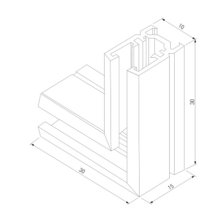Коннектор угловой для накладного шинопровода Mini Magnetic 85179/00 Elektrostandard - фото