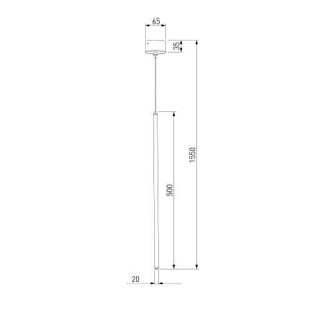 Подвесной светодиодный светильник Flinn 4W 4000К белый 50263 LED Elektrostandard - фото