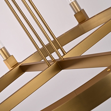 Люстра Canelle Round Chandelier 8 Modern Brass Imperiumloft 84600-22 - фото