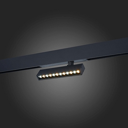 Св-к трек. SMART Черный LED 1*9W 2700K-6000K 700Lm Ra>90 24 IP20 L220xW25xH105 220V ST656.496.09 - фото
