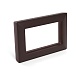 Рамка  2-местная (без перемычки),  пластик, STEKKER, PFR00-7012-04, серия Катрин, шоколад - фото