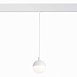 Магнитный трековый светильник подвесной Белый LED 1*7W 4000K 520Lm Ra>80 120° IP20 D90x ST358.543.07 - фото
