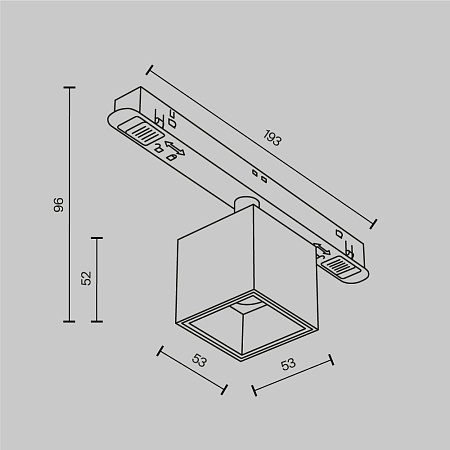 Трековый светильник Technical Alfa S TR133-4-7W-DS-BS - фото