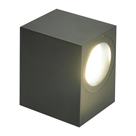 Светильник садово-парковый Feron.ONE DH050-P,на стену, GU10 220-240V, черный пластик - фото