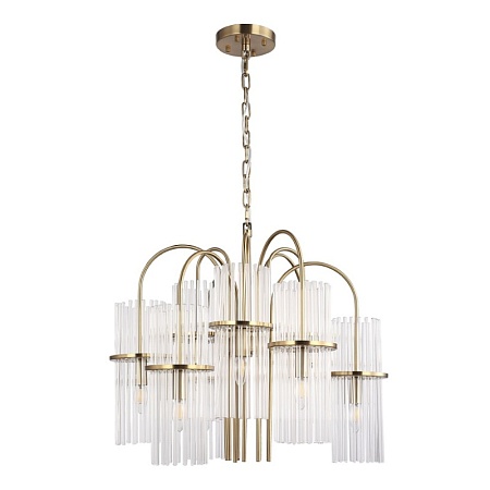 Светильник подвесной ST-Luce латунь/прозрачный E14 9*40W SL6145.303.09 - фото