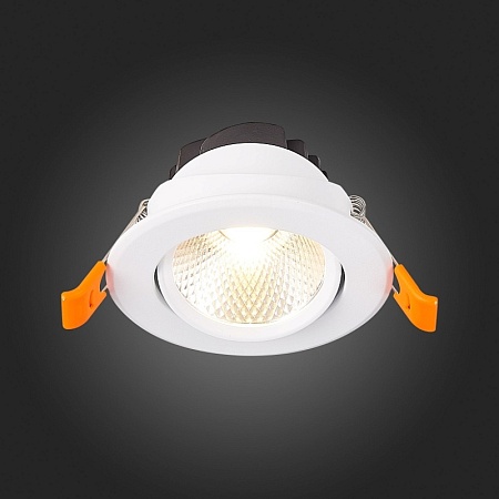 Св-к встр. Белый LED 1*8W 4000K 640Lm Ra80 36° IP20 D86xH50 220-240V ST211.548.08.36 - фото