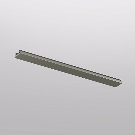 TR5736-DN Декоративная заглушка желоба трека SHINE BASE, 20см, темный никель, алюминий - фото