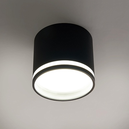 Светильник потолочный Feron HL362 LUNA 12W, 230V, GX53, черный - фото