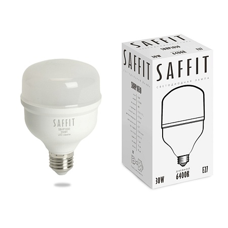 Лампа светодиодная SAFFIT SBHP1030 E27 30W 230V 6400K - фото