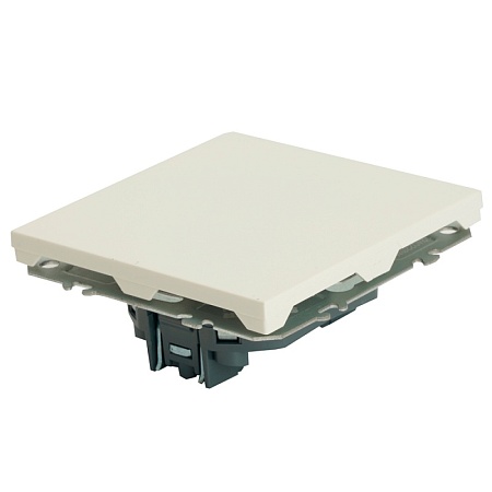 Заглушка (механизм), серия Эмили, белый фарфор, soft touch, RST00-5116-01 - фото