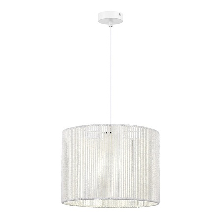 Светильник подвесной белый/белый E27 1*40W SLE6024-503-01 - фото