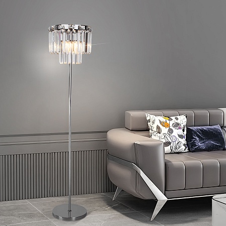 Напольный светильник Eurosvet 01137/3 хром - фото