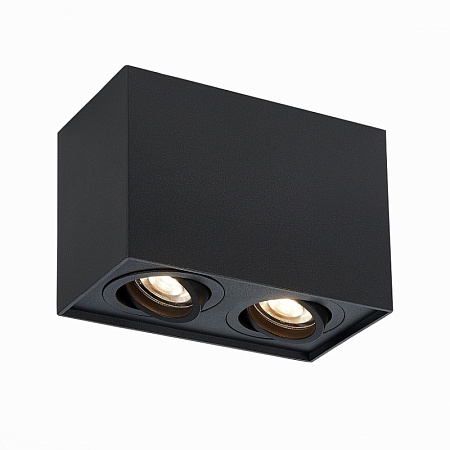 Светильник потолочный Черный GU10 2*50W L181xW100xH123 220V Без ламп ST109.407.02 - фото