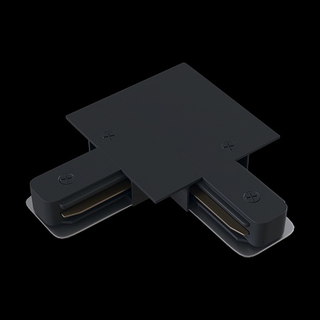 Коннектор L-образный Unity встраиваемый черный - фото