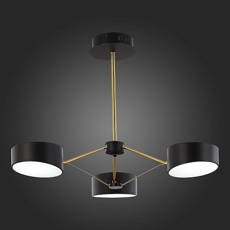 Светильник потолочный Черный, Золотистый/Черный LED 3*10W SLE6005-402-03 - фото