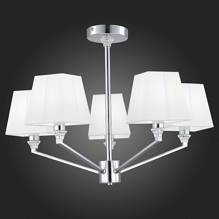 Светильник потолочный Хром/Белый E14 5*40W SLE107602-05 - фото