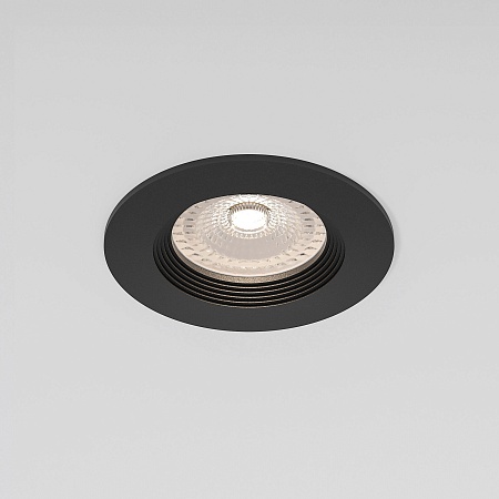 Светильник встраиваемый City GU10 черный 25054/01 Elektrostandard - фото