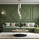 Светильник подвесной ST-Luce Латунь/Прозрачный LED 3*12W 4000K SL6236.303.03 - фото