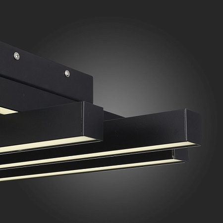 Люстра потолочная ST-Luce Черный/Белый,Черный LED 1*36W 3000K/4000K/6000K SL933.402.06 - фото