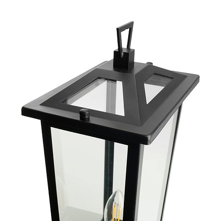 Светильник садово-парковый Feron PL756 столб 60W E14 230V, черный - фото