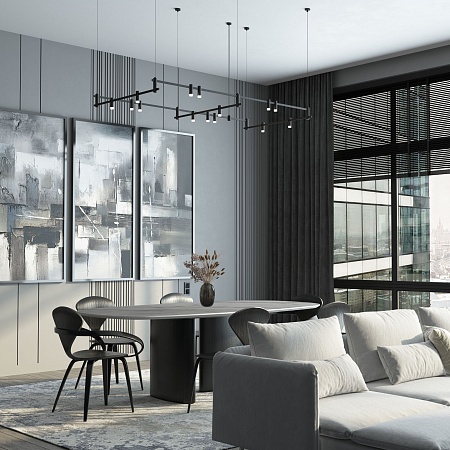 Esthetic Magnetic Трековый светильник 3W 3000K (чёрный) 85116/01 Elektrostandard - фото