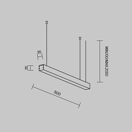 Линейный светильник Technical LL312009 - фото