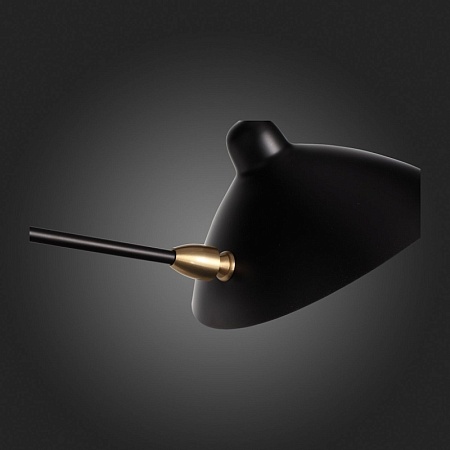 Бра ST-Luce Черный/Черный, Белый E27 1*60W SL305.401.01 - фото