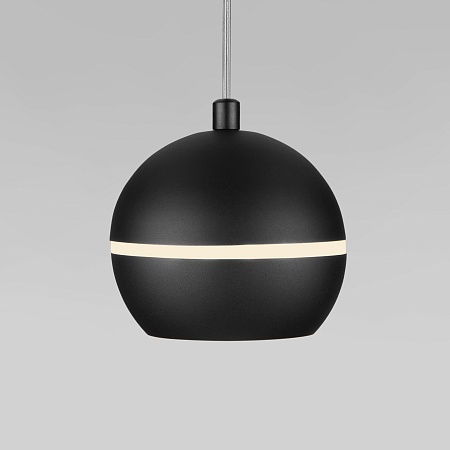 Подвесной светодиодный светильник DLS023 9W 4200K черный Elektrostandard - фото