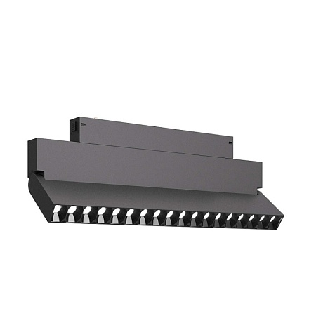Св-к трек. Черный LED 1*18W 3000K 1 470Lm Ra>90 34° IP20 L370xW26xH137 220V ST686.436.18 - фото