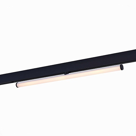 Магнитный трековый светильник Черный LED 1*10W 3000K 1 200Lm Ra>90 120° IP20 L604xW28xH ST803.436.10 - фото