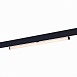 Магнитный трековый светильник Черный LED 1*10W 3000K 1 200Lm Ra>90 120° IP20 L604xW28xH ST803.436.10 - фото