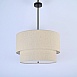 Люстра Rh Two-Tier Round Shade Linen Imperiumloft 75148-22 - фото