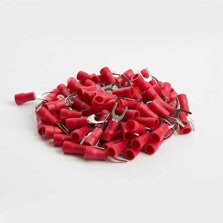 Наконечник вилочный изолированный НВИ 1,5-4, LD404-154 (упаковка 100 шт) - фото