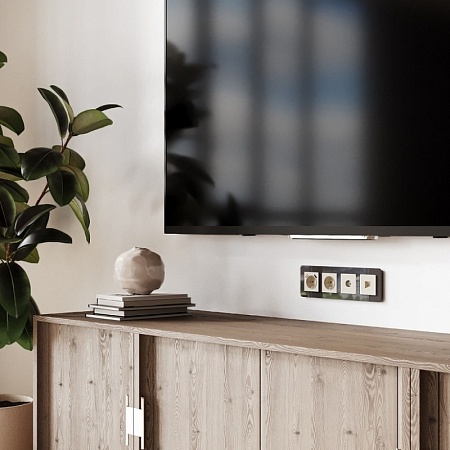 Розетка Ethernet RJ-45 (айвори матовый) W1181062 - фото