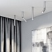 Накладной потолочный светильник с антибликовой решеткой Pika 25030/LED 6W 4200K серебро Elektrostandard - фото